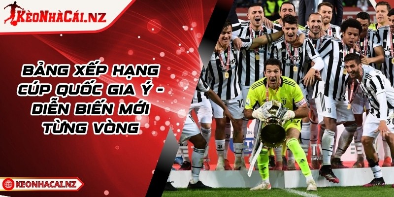 Bảng Xếp Hạng Cúp Quốc Gia Ý - Diễn Biến Mới Từng Vòng - 1