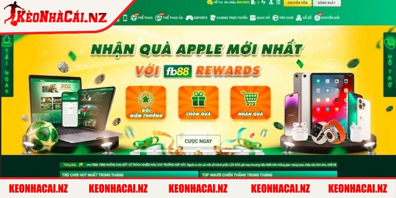 FB88 là một trong những thương hiệu đổi thưởng được ưa chuộng