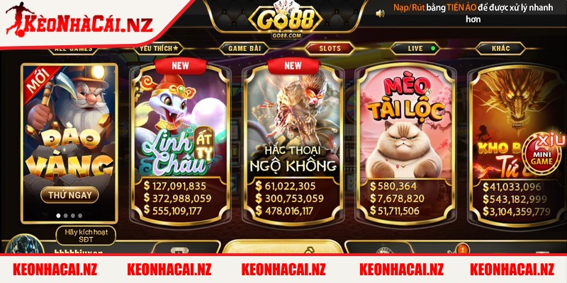 Go88 - Sân Chơi Đáng Tin Cậy Với Phần Thưởng Siêu Khủng - 3 Thương hiệu cung cấp đa dạng kho game giải trí cho anh em bet thủ trải nghiệm