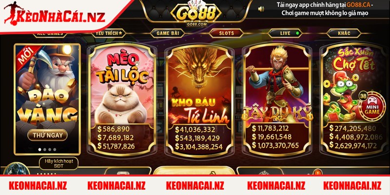 Go88 - Sân Chơi Đáng Tin Cậy Với Phần Thưởng Siêu Khủng - 4 Thần tài may mắn là game quay húc mang đến tài Lộc cho bạn khi trải nghiệm